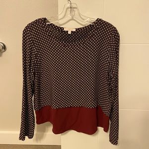 Skies Are Blue rayon top, M